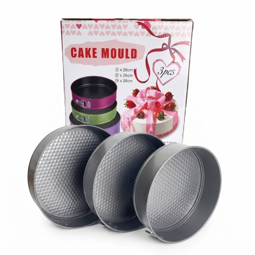 Kit Molde Para Tortas 24-26-28cm