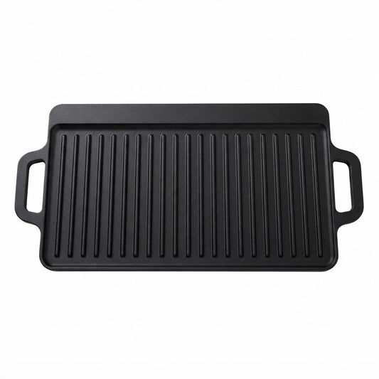 Parrillera Plancha De Hierro Portatil Reversible