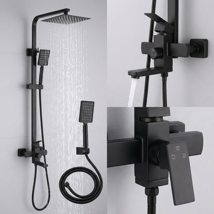 Set De Ducha Lujo Tipo Columna Acero Inoxidable