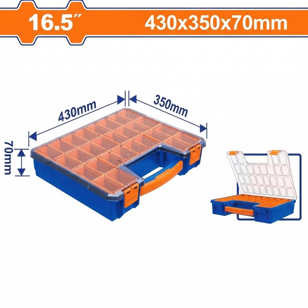 Caja Plastica Reforzada Organizadora 16.5 Pulgadas