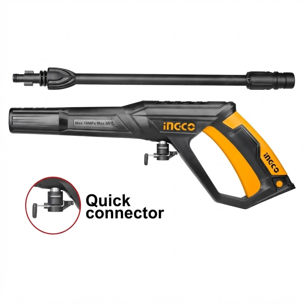 Pistola Para Hidrojet Con Conector Rapido Ingco