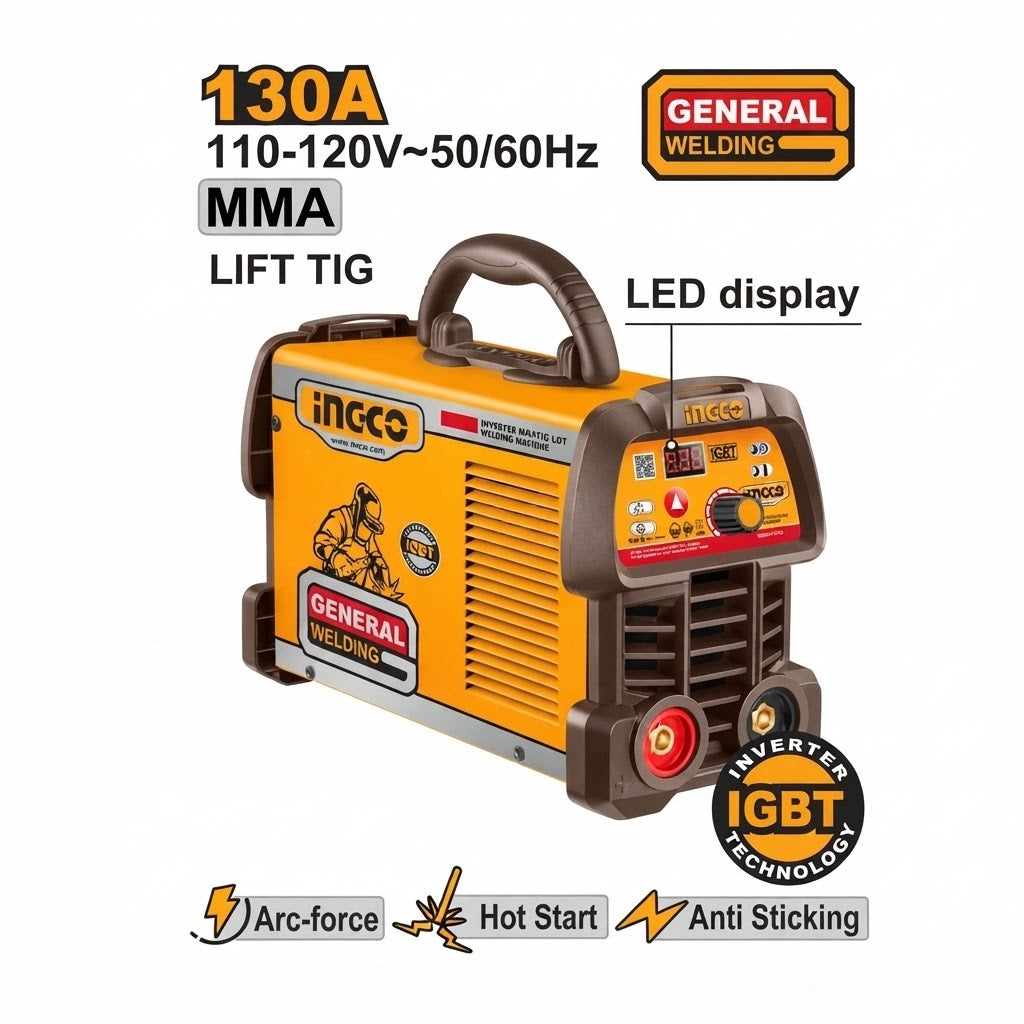 Maquina de soldar inverter 130 Amp 110v Mma Lift Tig