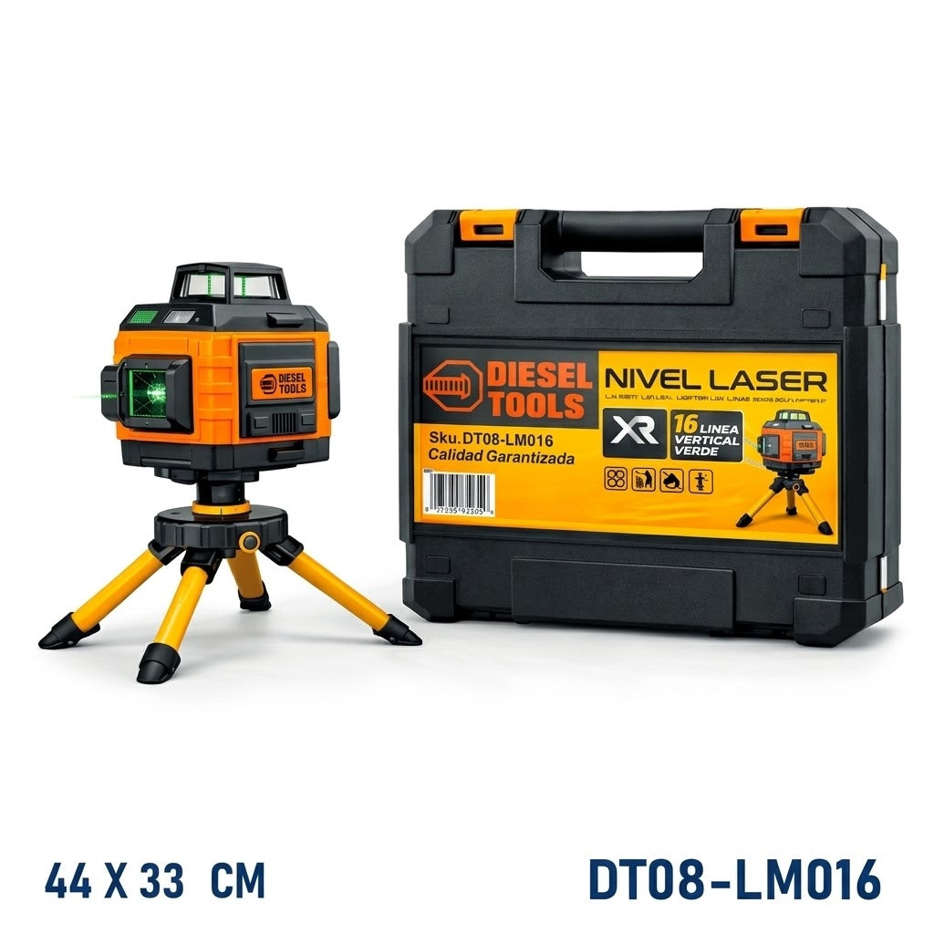 Nivel láser Diesel Tools  16 líneas con tripoide