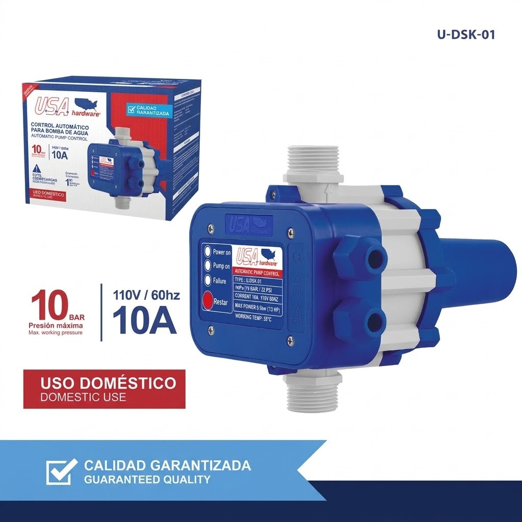 Press control 110v sensor de flujo para bomba de agua