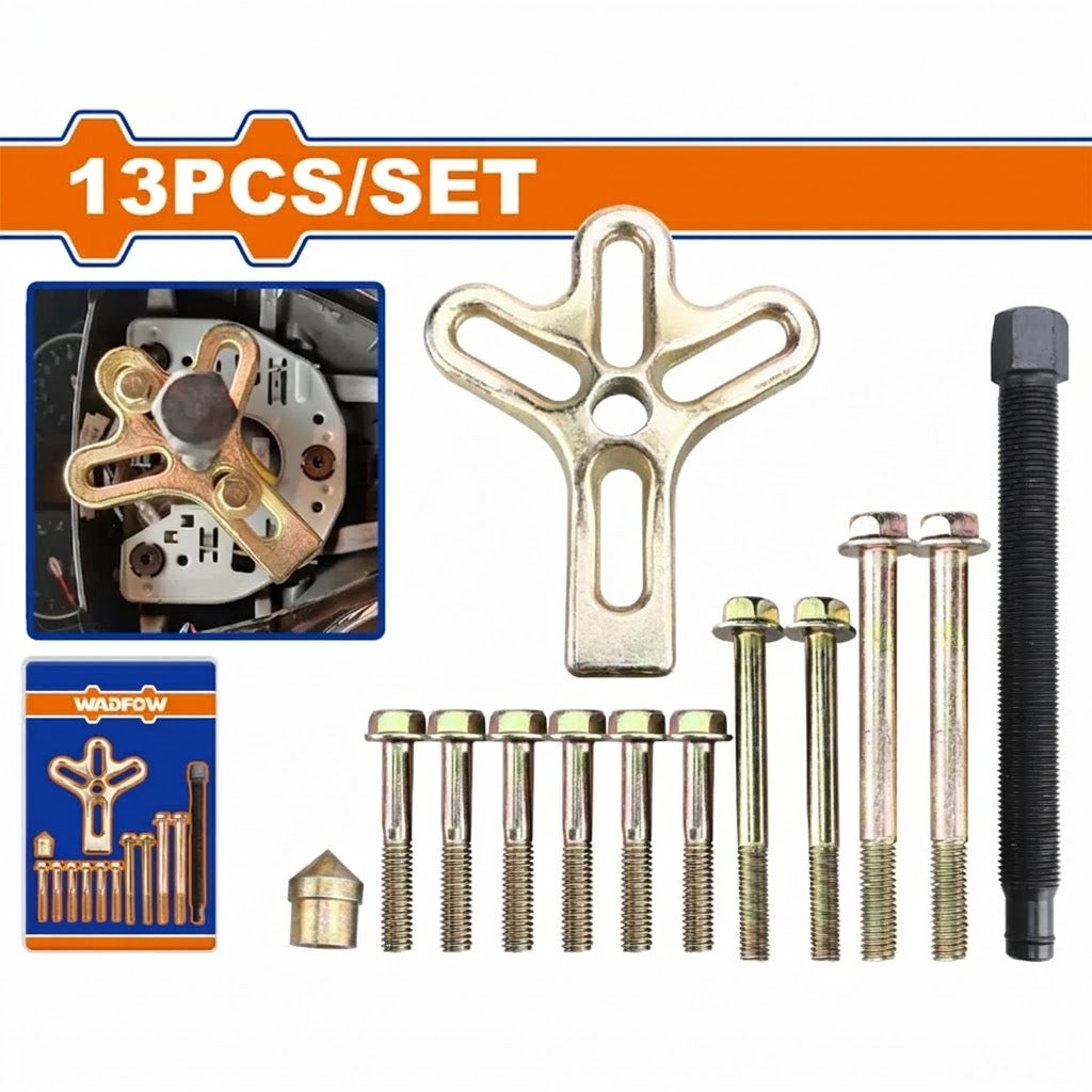 Extractor de damper volante tipo pata de gallina 13 piezas WADFOW