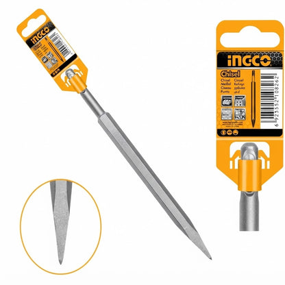 Cincel de punta Sds Plus rotomartillo 14x250 mm Ingco