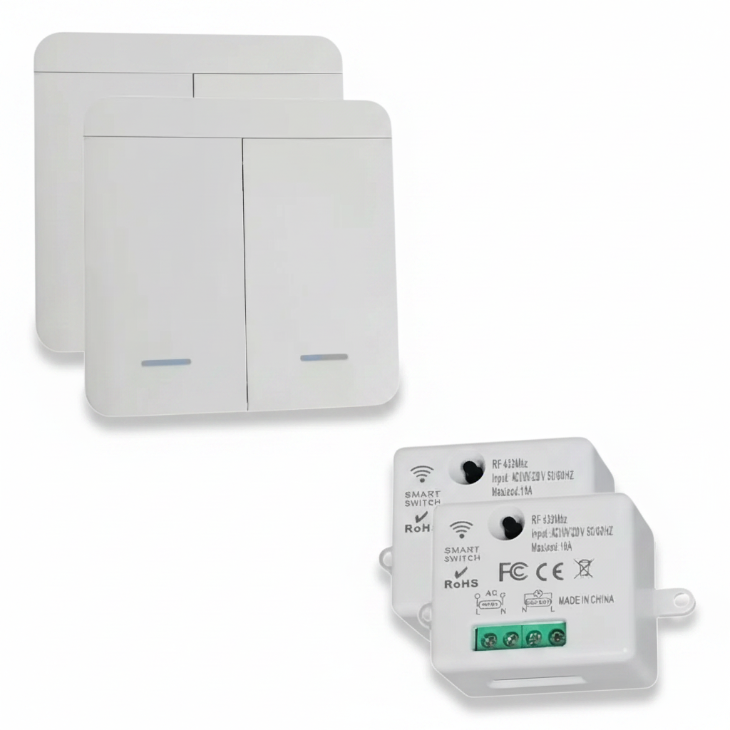 Interruptor Y Controlador Pack 2 50m 200w 110/220v Ilum-ven