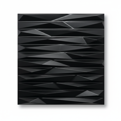 Panel 3D negro - Foto mejorada