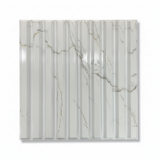 Lámina Panel 3d Decorativo Moderno 50x50 Marmoleada