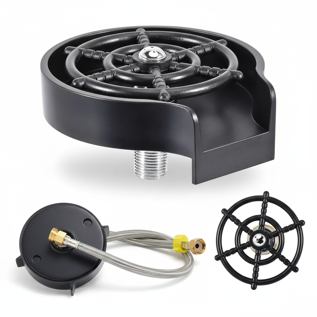Quemador gas circular completo