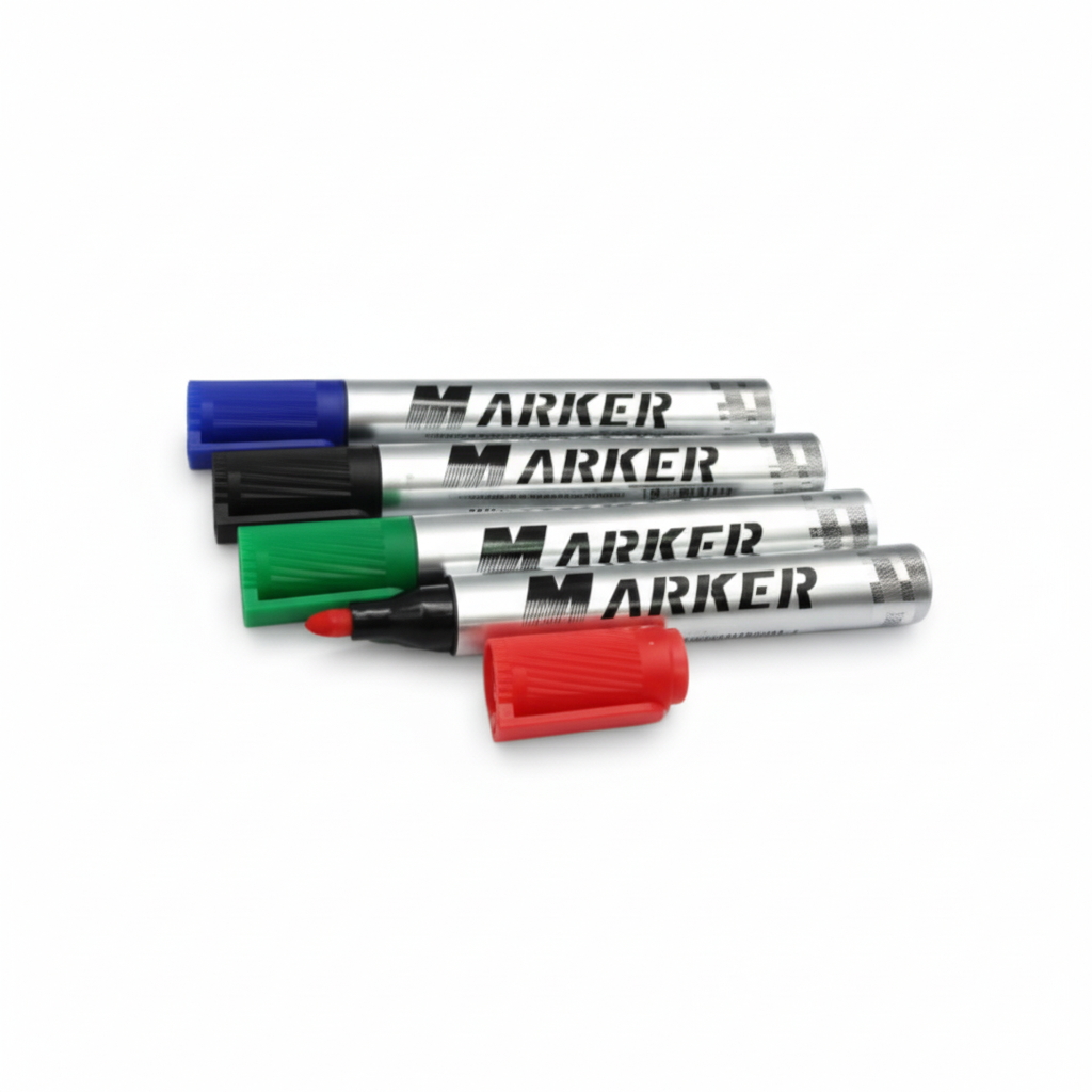 Set 4 marcadores permanentes colores
